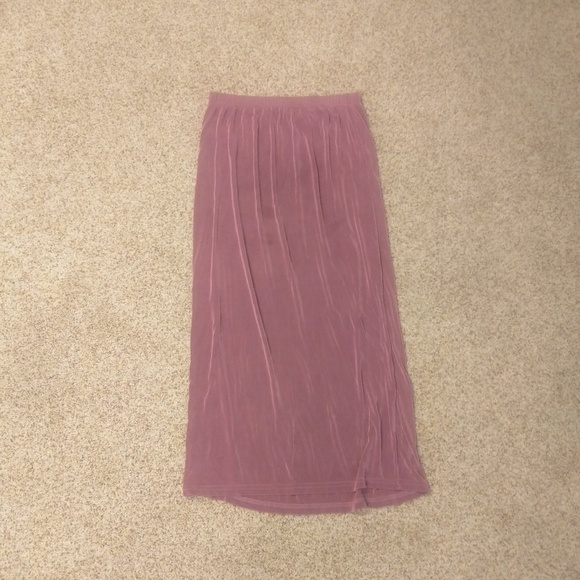 Long Mauve Skirt - Picture 1 of 3
